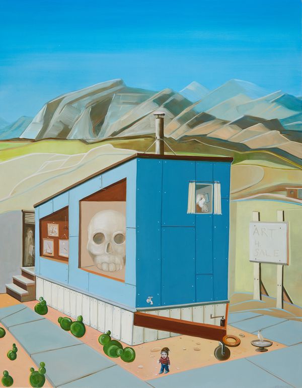 An Old Artist Lives Here