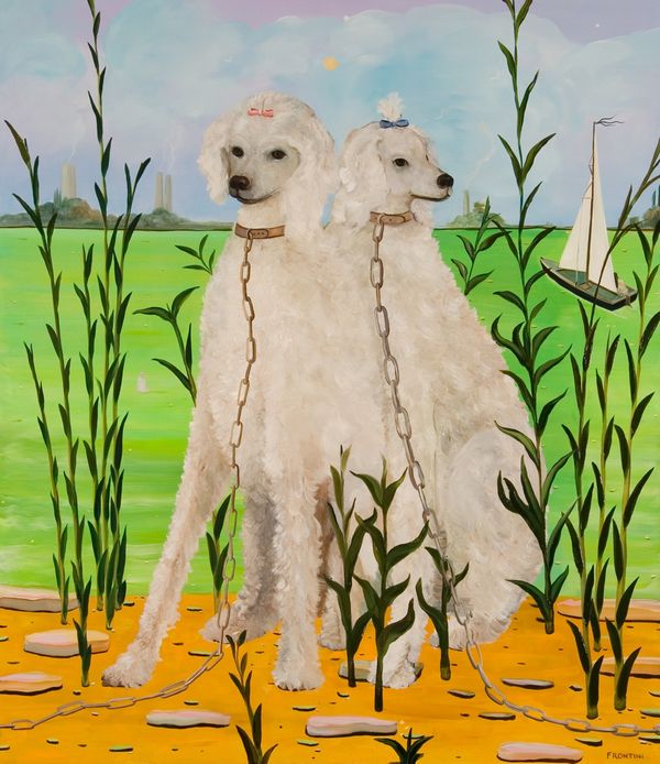 Breeding Pair (White Poodles), 2008