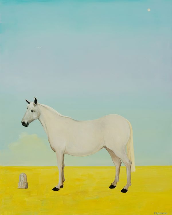 White Pony with Artifact (Connemara), 2008
