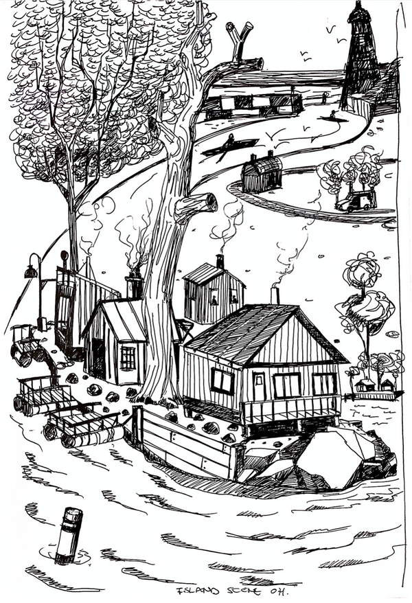 Island Scene, OH, 2021