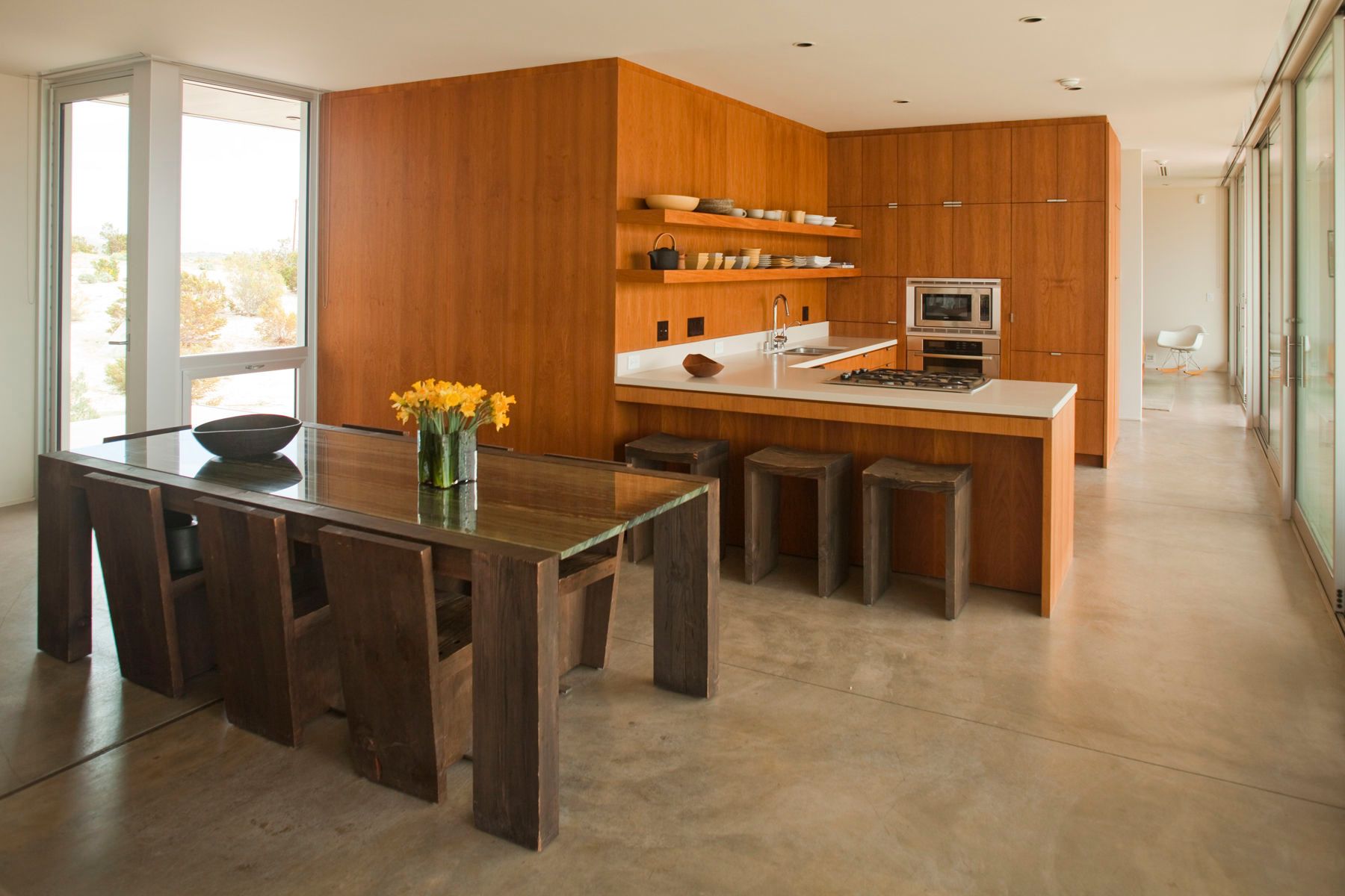 Marmol Radziner Desert House Kitchen