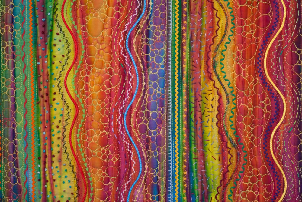 Detail, "Color Rhythms" by Carol Ann Waugh