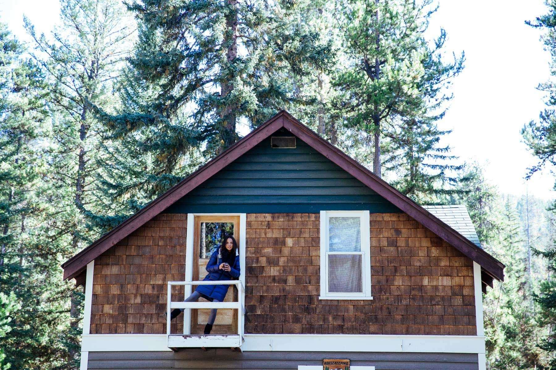 Campaign shoot for Burton Snowboards 2016 Fall/ Winter line. Shot in Banff Alberta Tammara Diaz, Cabin Life