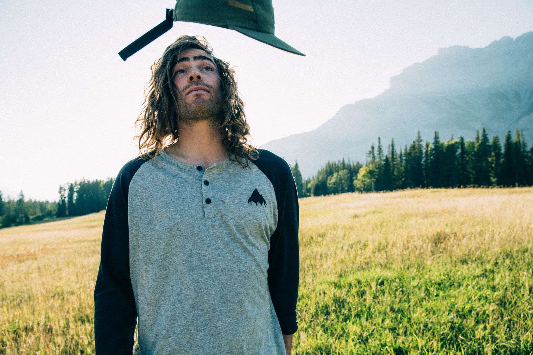 Campaign shoot for Burton Snowboards 2016 Fall/ Winter line. Shot in Banff Alberta Danny Davis. Hat Trick, Banff