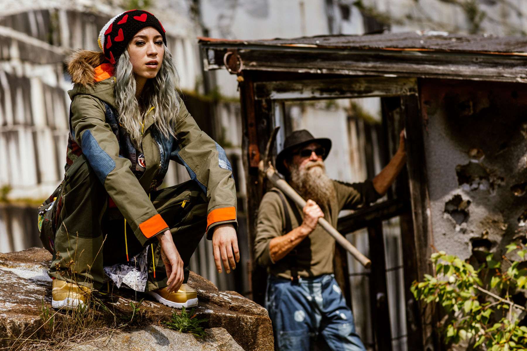 L.A.M.B x Burton campaign shot in New England for the 2016-2017 collab. Burton X Lamb 2016-2017