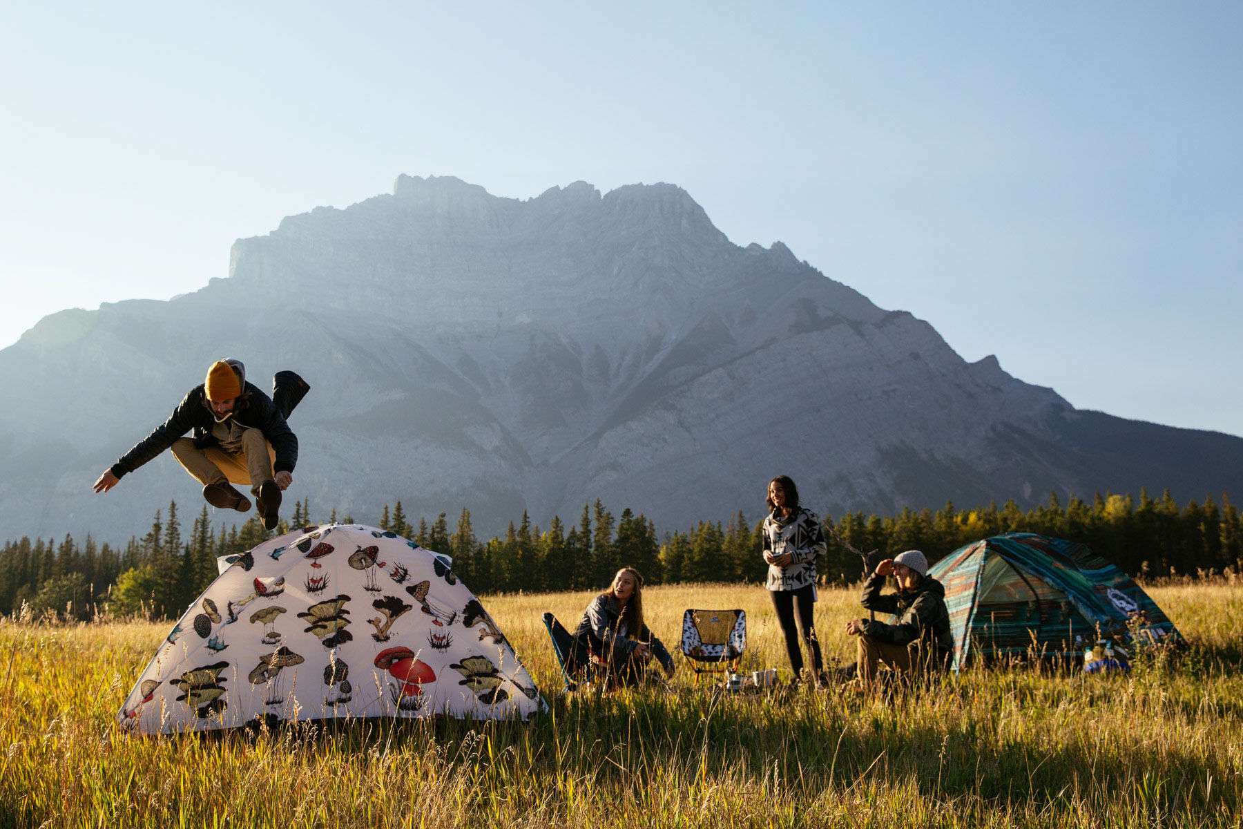 Campaign shoot for Burton Snowboards 2016 Fall/ Winter line. Shot in Banff Alberta Mark Sollors, Tent Leap