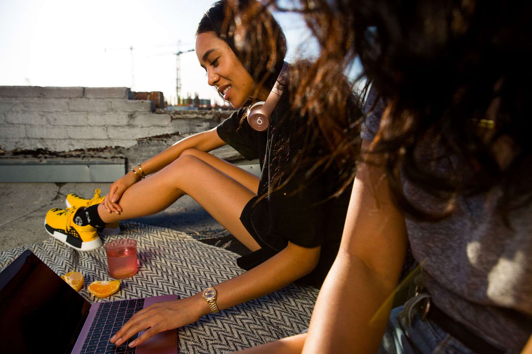 Beats By Dre / Apple- Fall 2016 Campaign shoot. Los Angeles, CA.. Shot with influencer Aleali May Aleali May, Beats By Dre