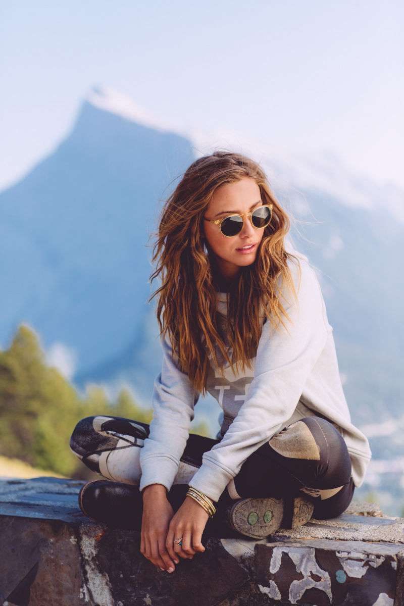 Campaign shoot for Burton Snowboards 2016 Fall/ Winter line. Shot in Banff Alberta Melrose Boyer, Sunglasses