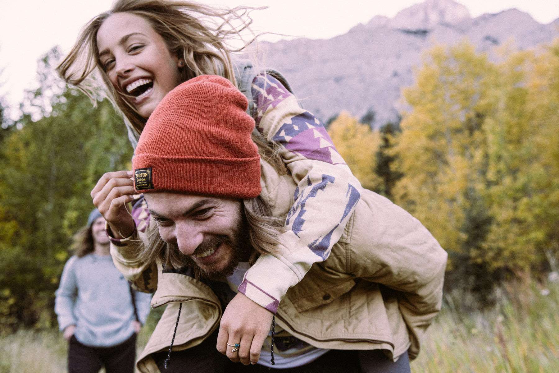 Campaign shoot for Burton Snowboards 2016 Fall/ Winter line. Shot in Banff Alberta Mark Sollors, Melrose Boyer, Living it up