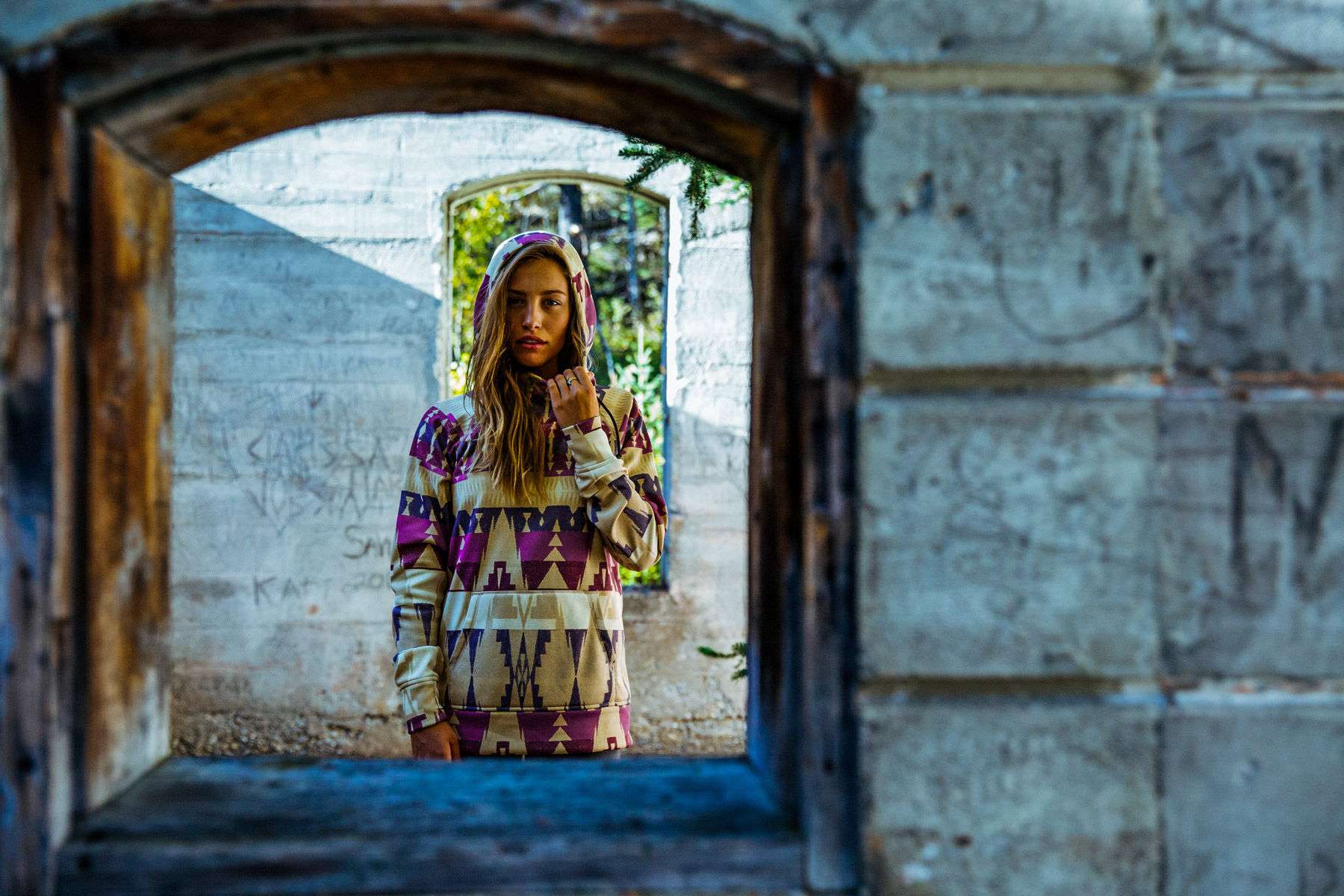 Campaign shoot for Burton Snowboards 2016 Fall/ Winter line. Shot in Banff Alberta Melrose Boyer, Window Seat, Banff