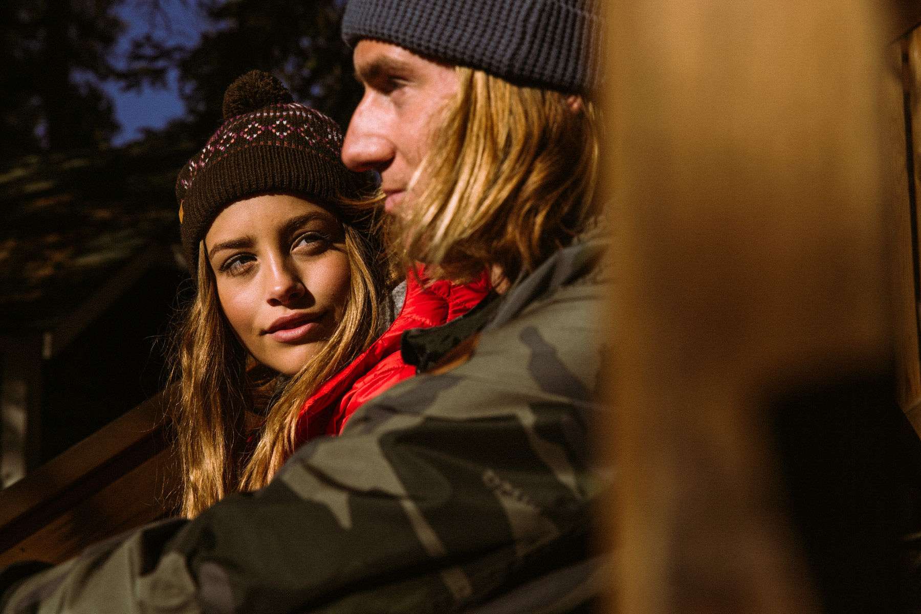 Campaign shoot for Burton Snowboards 2016 Fall/ Winter line. Shot in Banff Alberta Melrose Boyer, Werni Stock, Early Morning