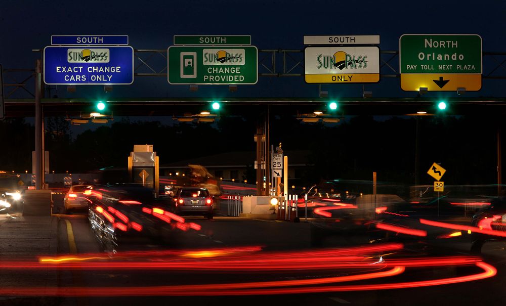 Highway lights.