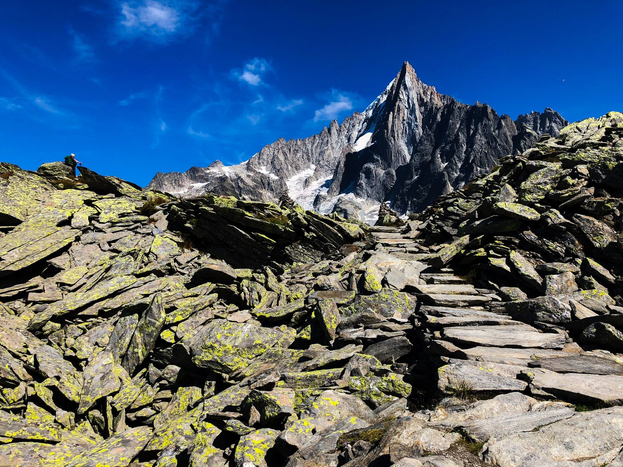 Pathway of stone 