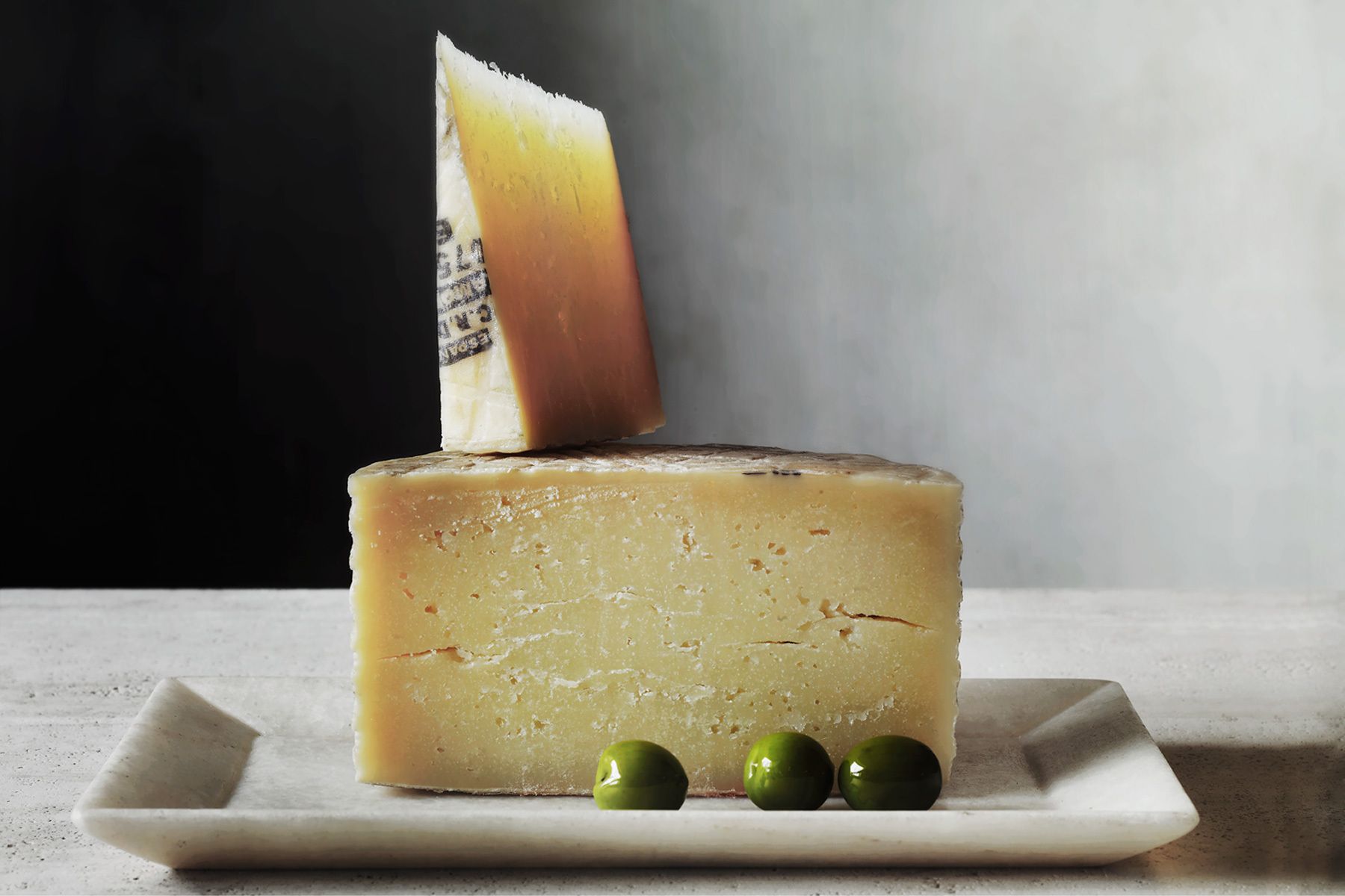 Manchego Cheese with olives