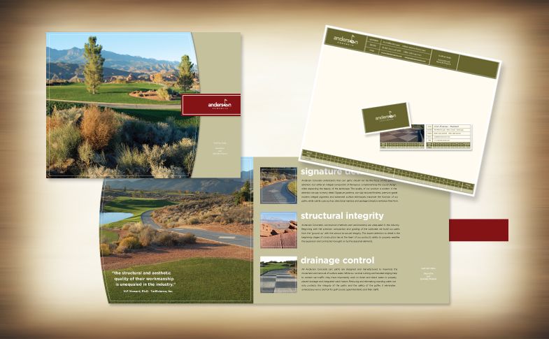 Capabilities Brochure and Collateral for Andersen Concrete