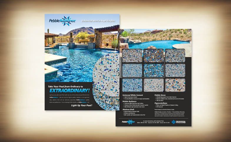 Sales Sheet for Pebble Radiance/Presidential Pools