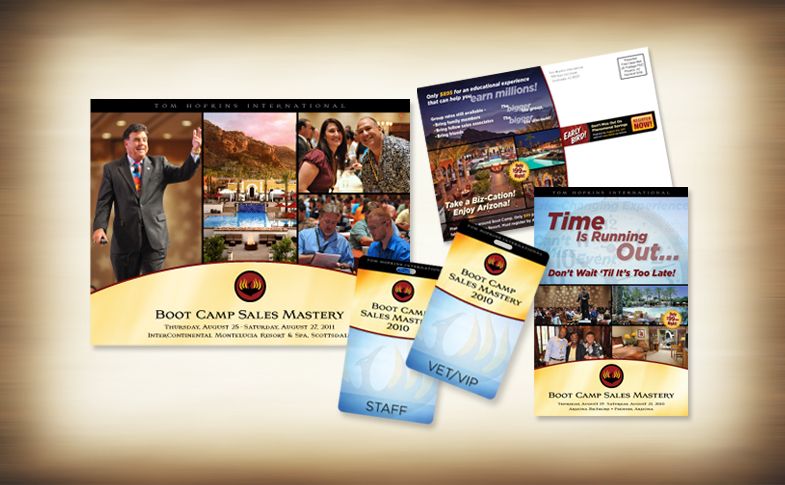 Boot Camp Event Materials for Tom Hopkins International