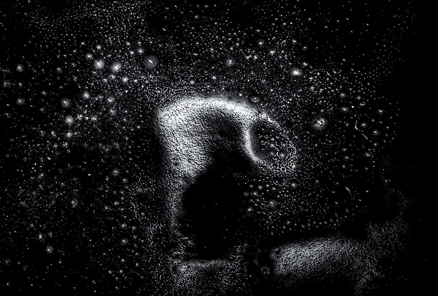 Tiny Immensity #13 - Clogged Sink/Washing Her Hair With Stars ©2019 L. Aviva Diamond