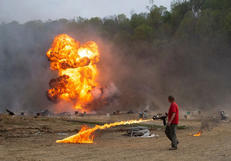 What The World's Biggest Machine-Gun Shoot Looks Like