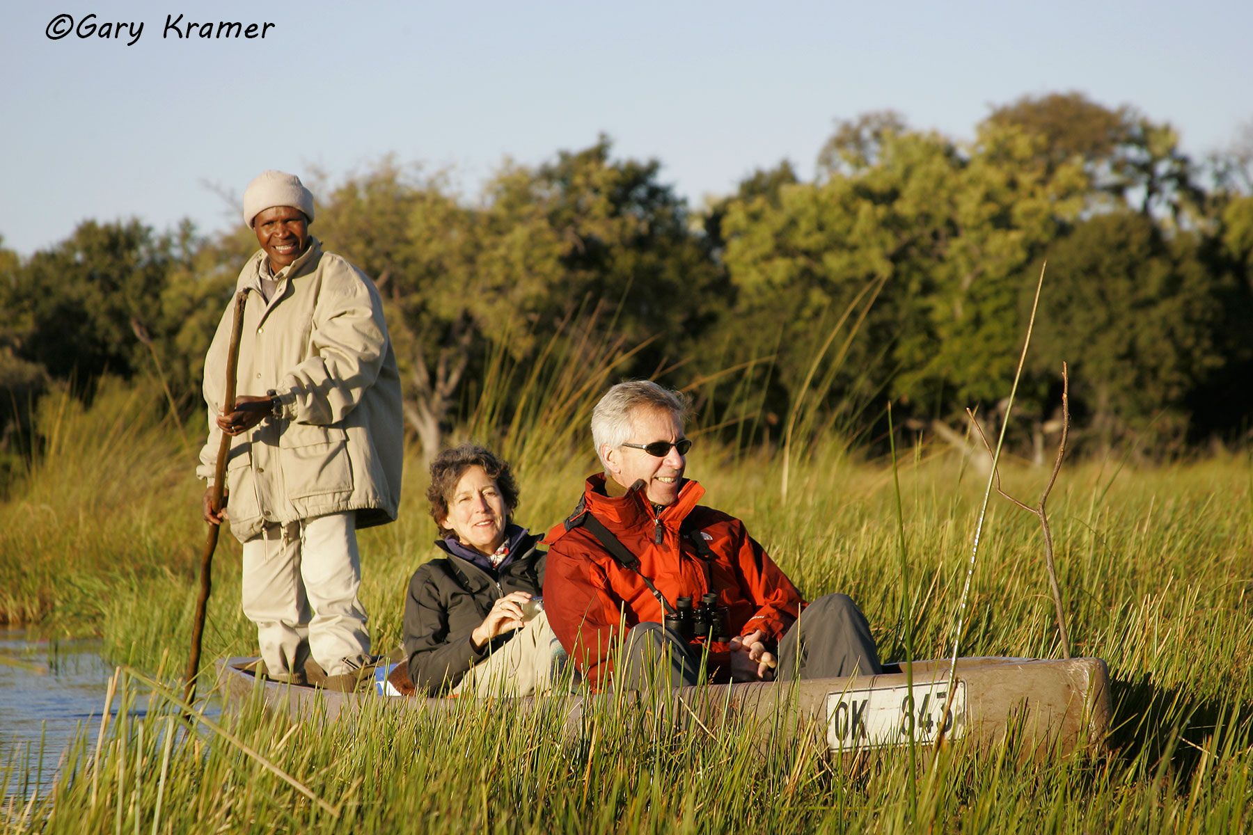 Game viewing by canoe (Mokoro), Okavango Delta, Botswana - ASBc#009d.jpg