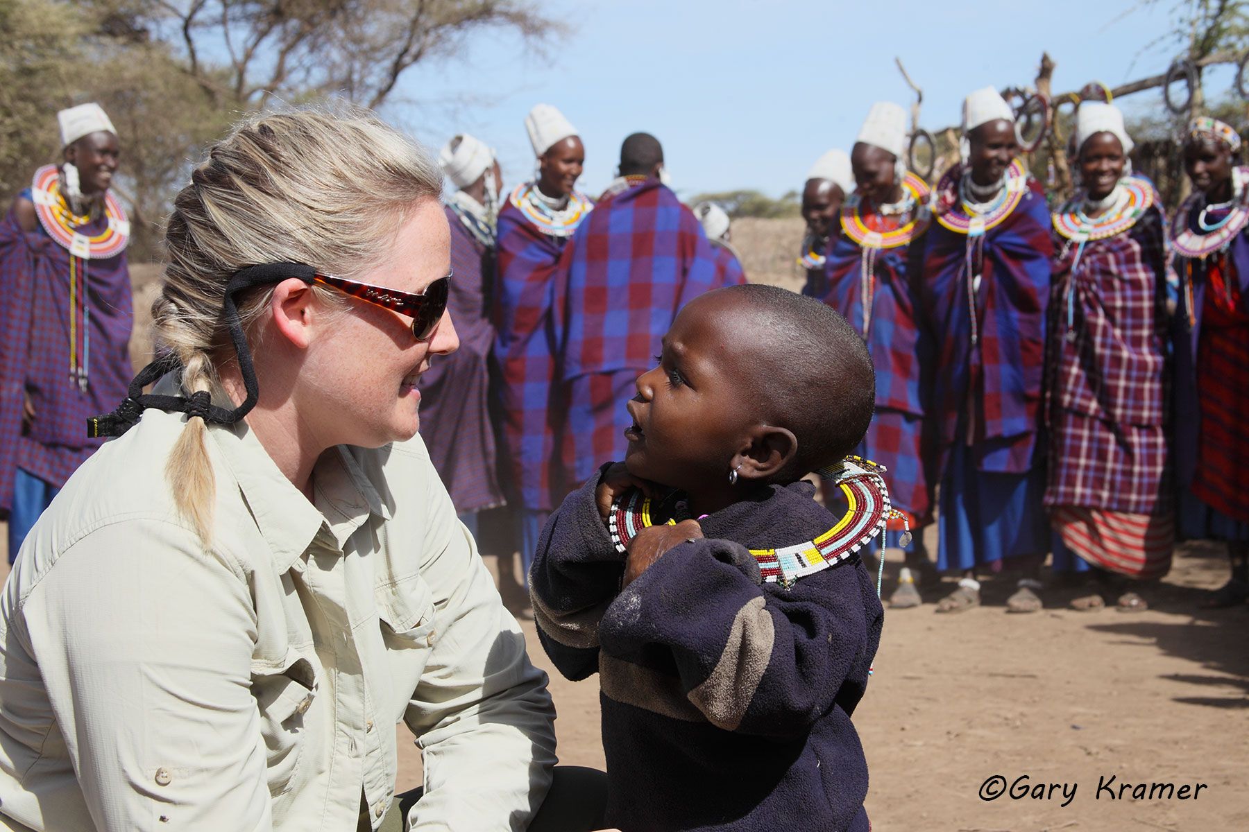 Client (Kelly Connelly) w/Maasai child, Tanzania - ATCmc#001d.jpg
