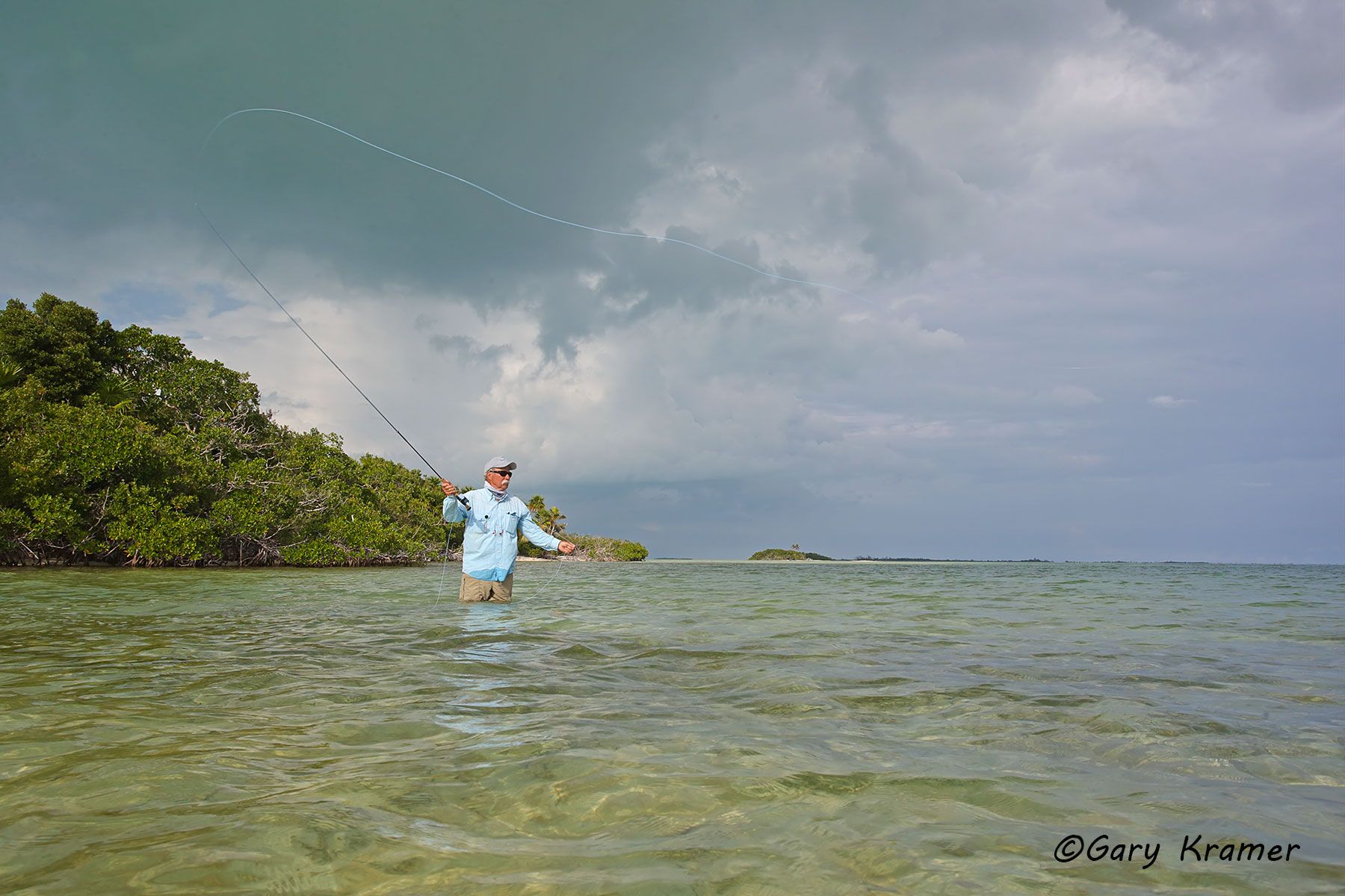 Flyfishing for Bonefish, Mexico - NFBbz#083d
