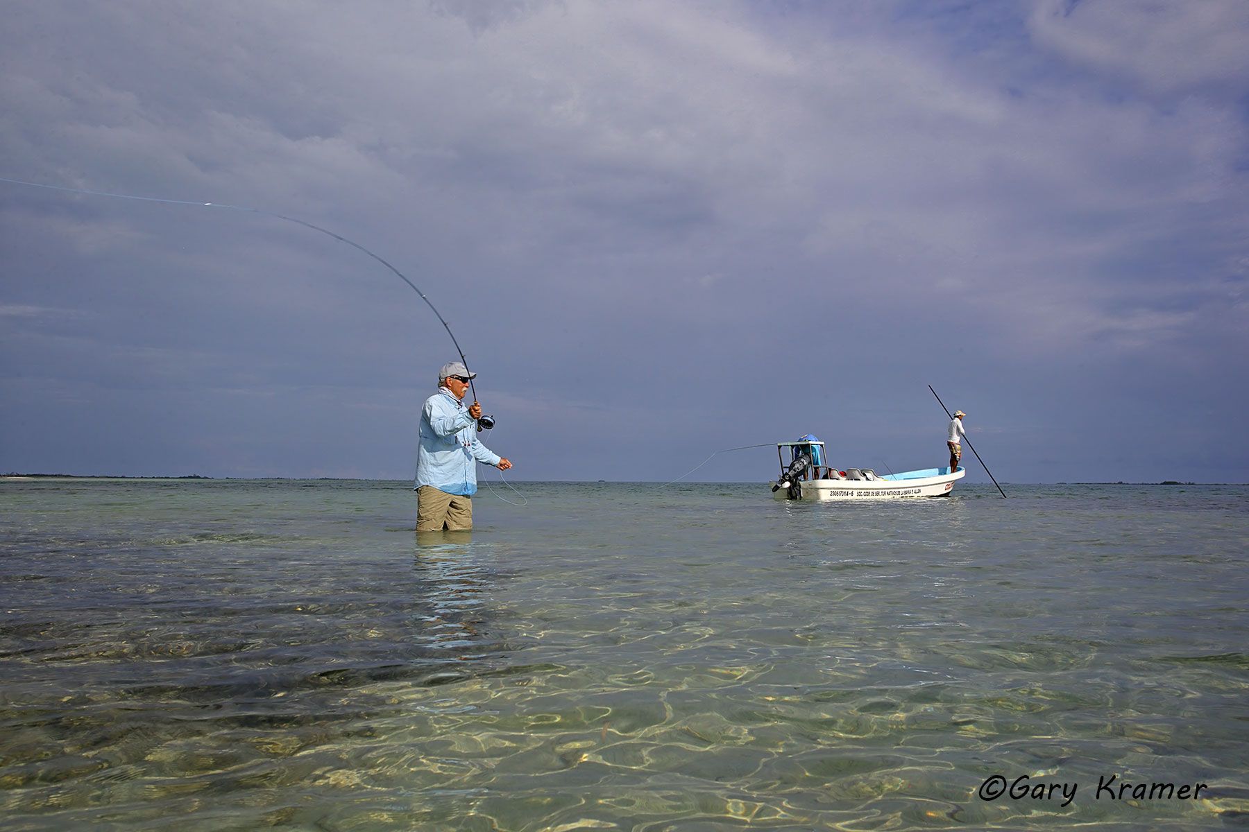 Flyfishing for Bonefish, Mexico - NFBbz#001d