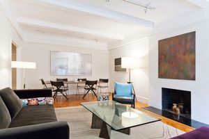 Upper West Side prewarLiving and dining area