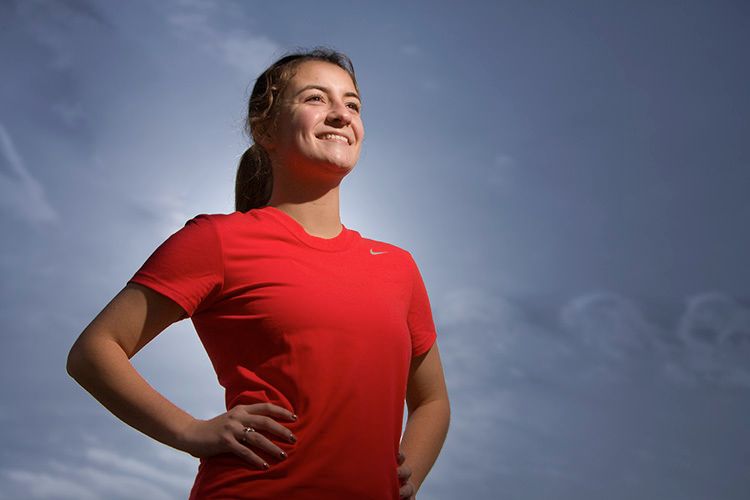 Athlete and robotic surgery heart patient Annie Capaldi