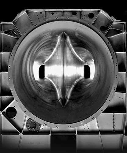 aerospace photography, industrial photography Fighter jet engine air ducts