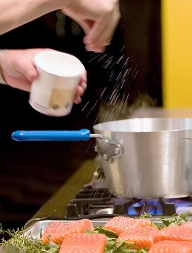 Detail Shot, Chefs on the Rise Competion featuringCelebrity Chef Guy Fieri special guest Professional Chef Competition
