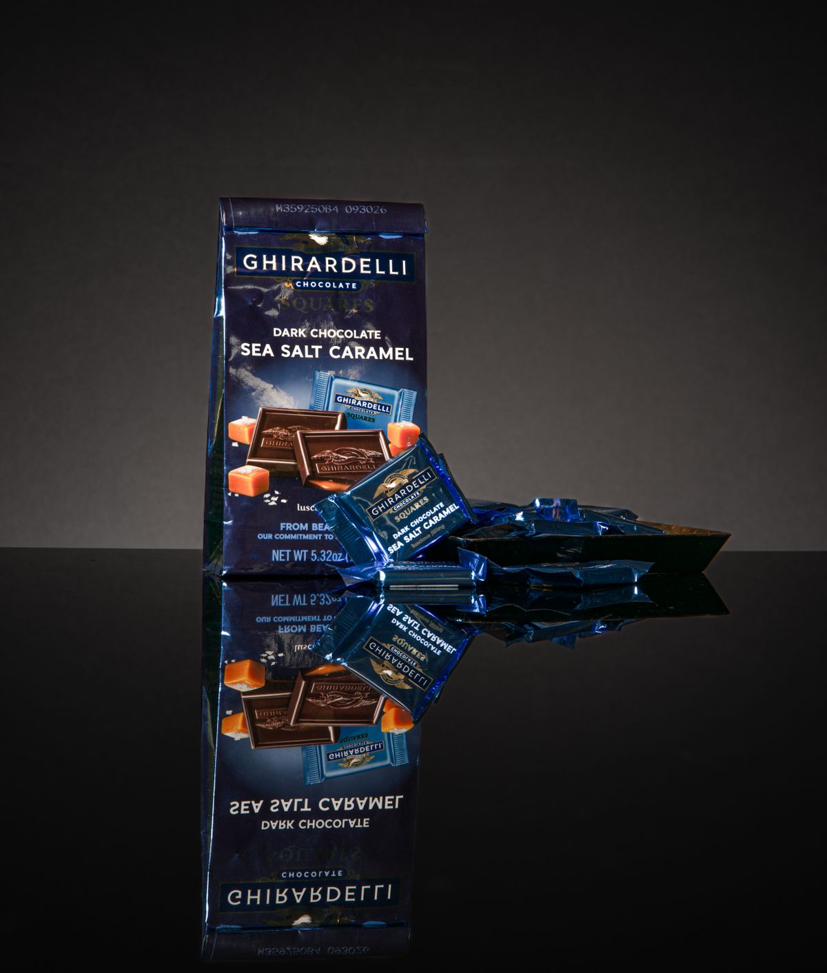 Ghirardelli-chocolate-squares-commercial-product-photography