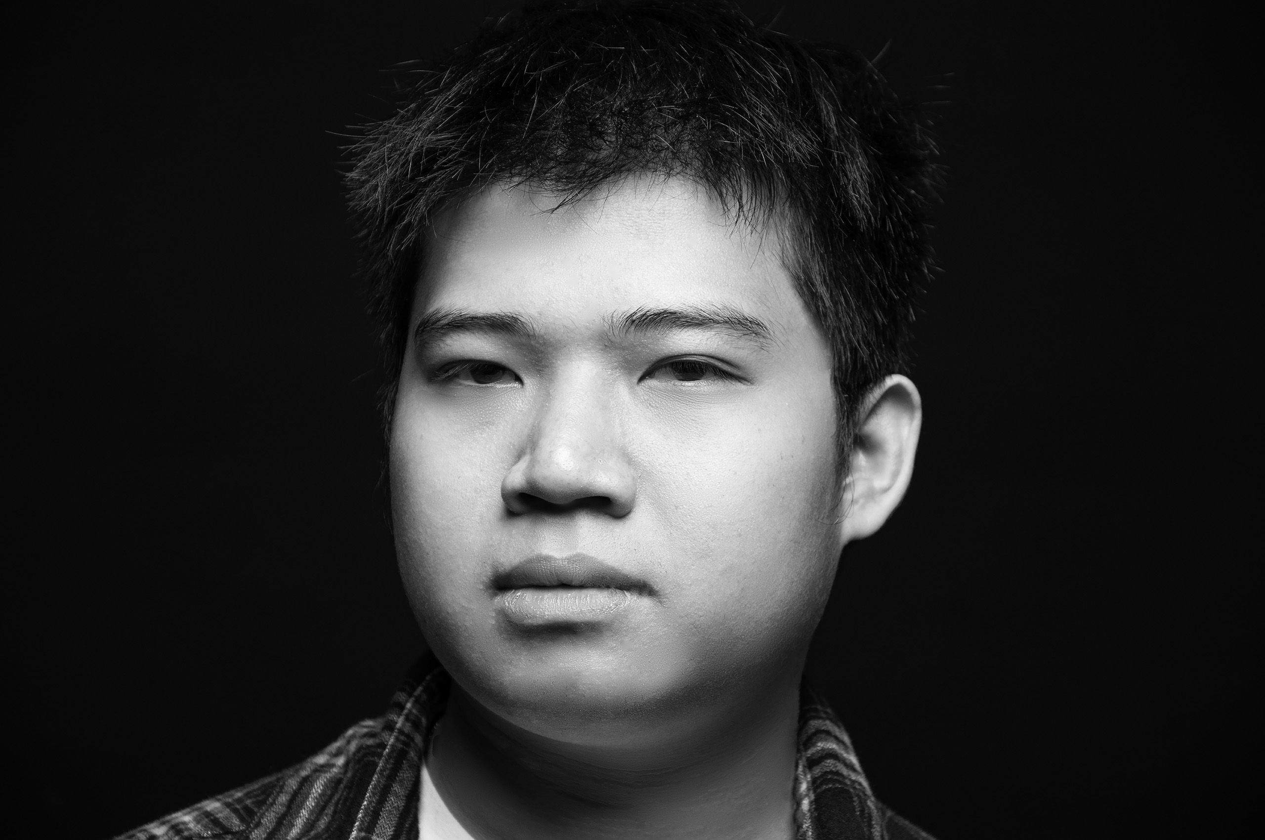 Asian model headshot