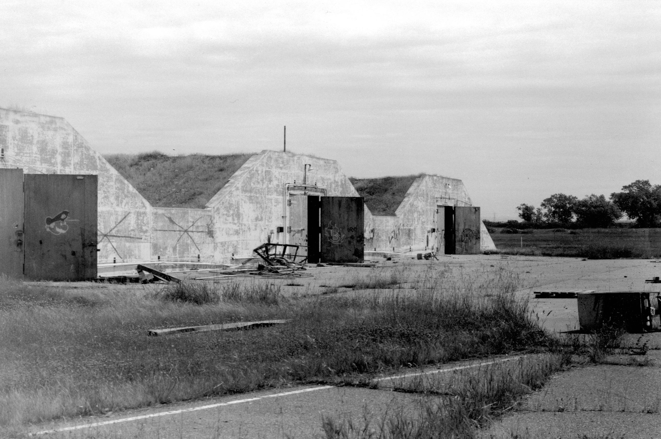Abandoned United States Air Force ordnance storage facility. Ordinance Storage Facility