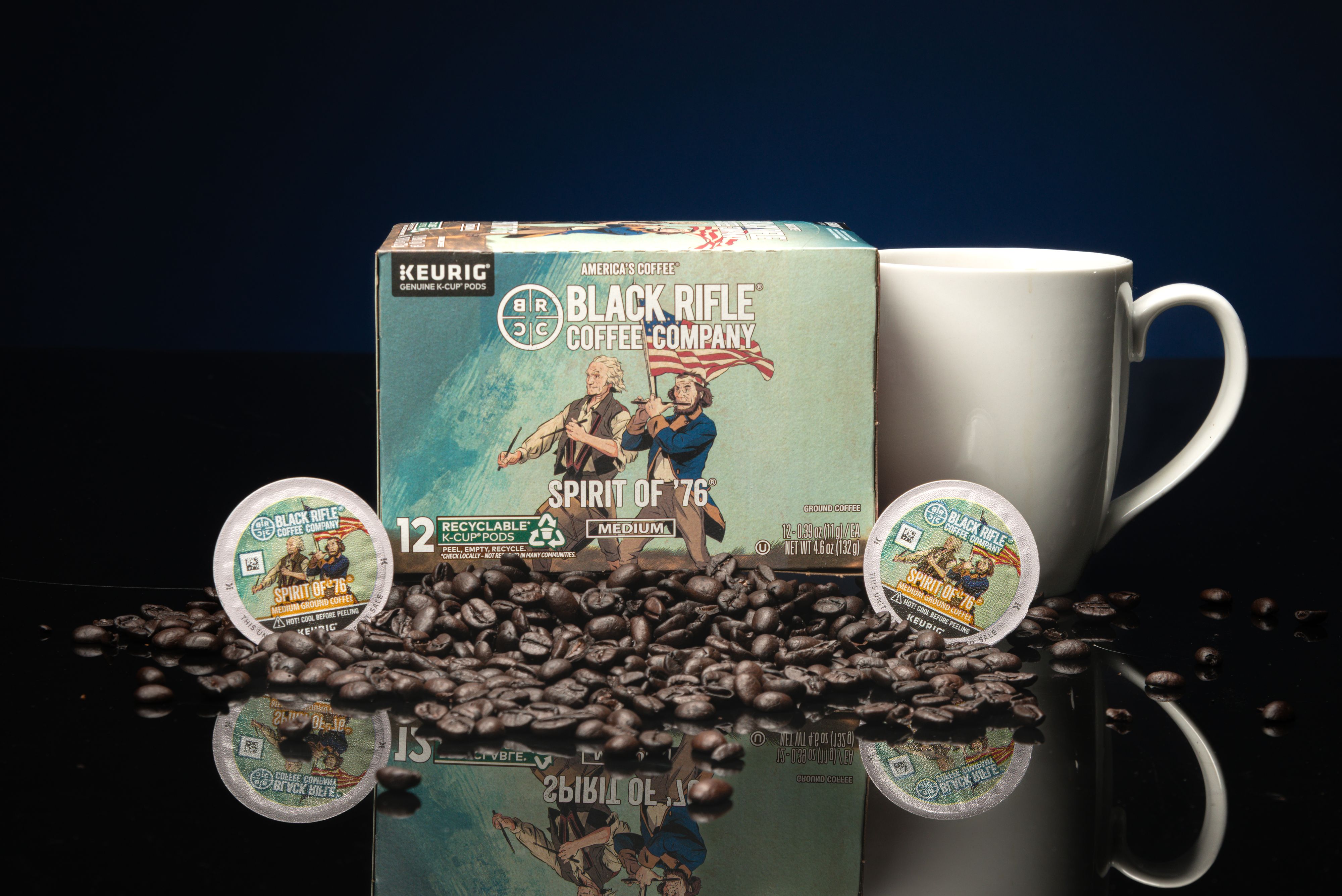 lack-rifle-coffee-k-cup-box-and-pods-product-photography
