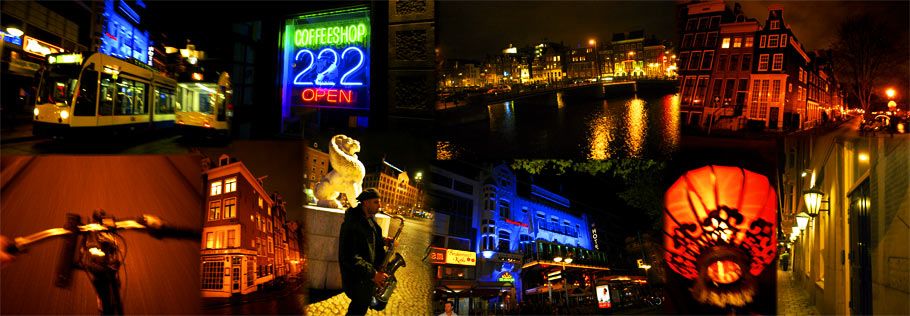 Amsterdam, around midnight