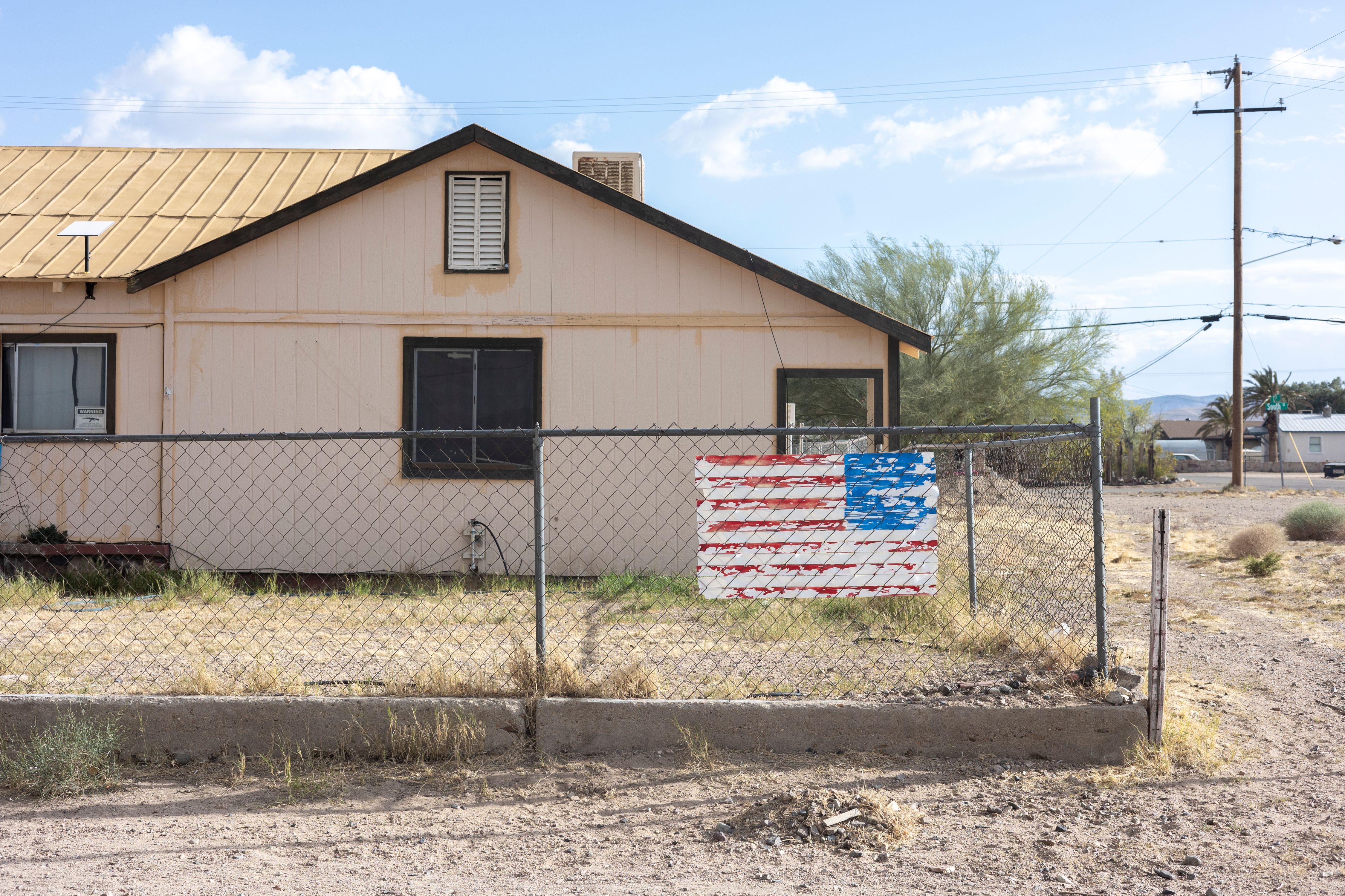 American Flag Fence