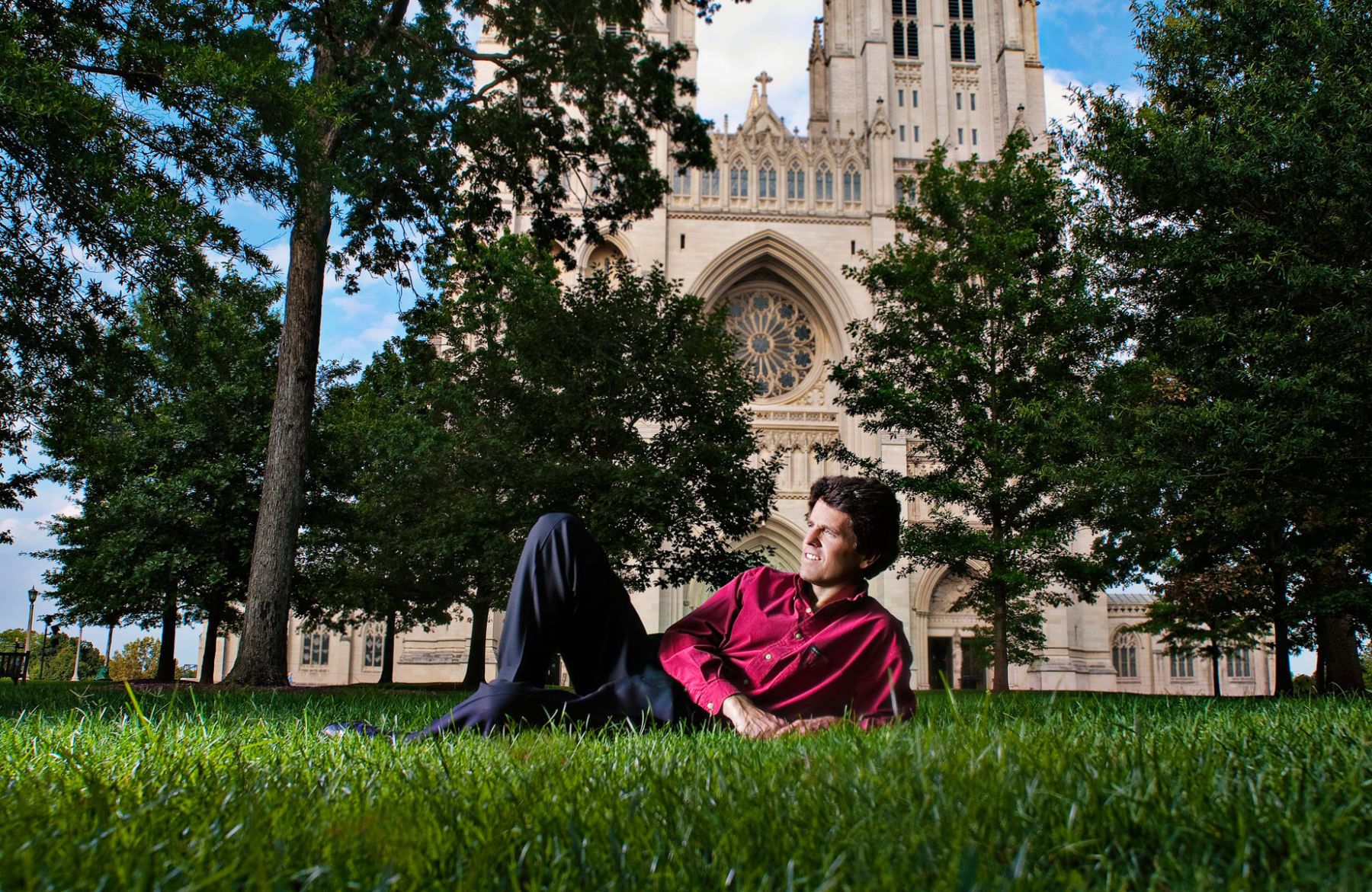 Mark Shriver at the Washington National Cathedral-  Washington, DC