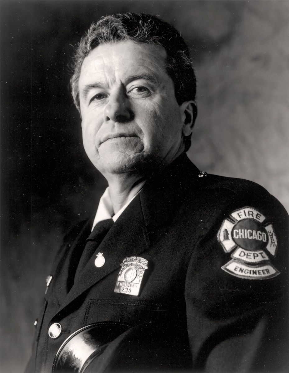 Red 35Chicago Fire Department fire fighter Brad Wilson
