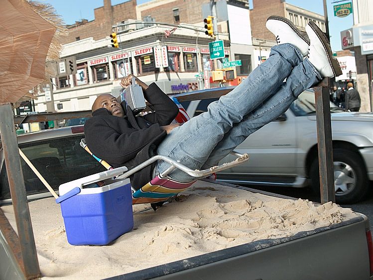 Artist: Jayson KeelingTitle: Jamaica Beach Truck Portrait Serieswww.jaysonkeeling.com