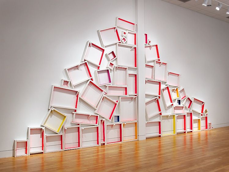 Artist: Cordy RymanTitle: WindowboxingShuffle / Scrap / Echo Exhibitionwww.CordyRyman - DCKT Contemporary