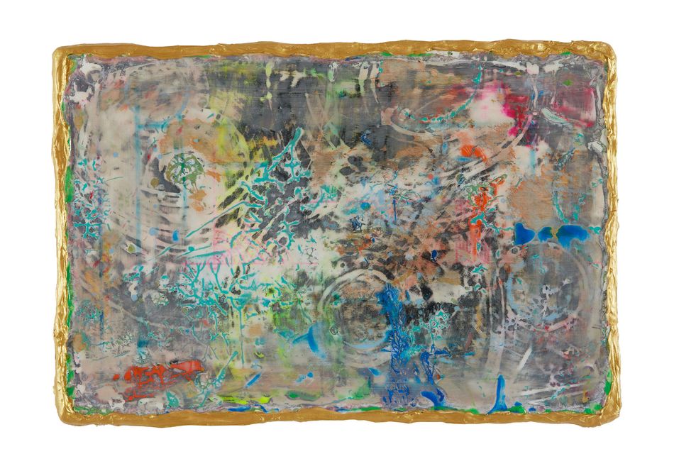 mixed media on birch panel 13 x 19 in. Ethereal Transcendence