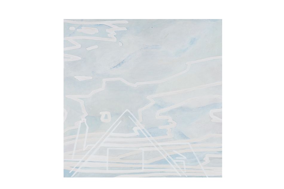acrylic on birch 12 x 12 in. Cloudscape 10.15.2