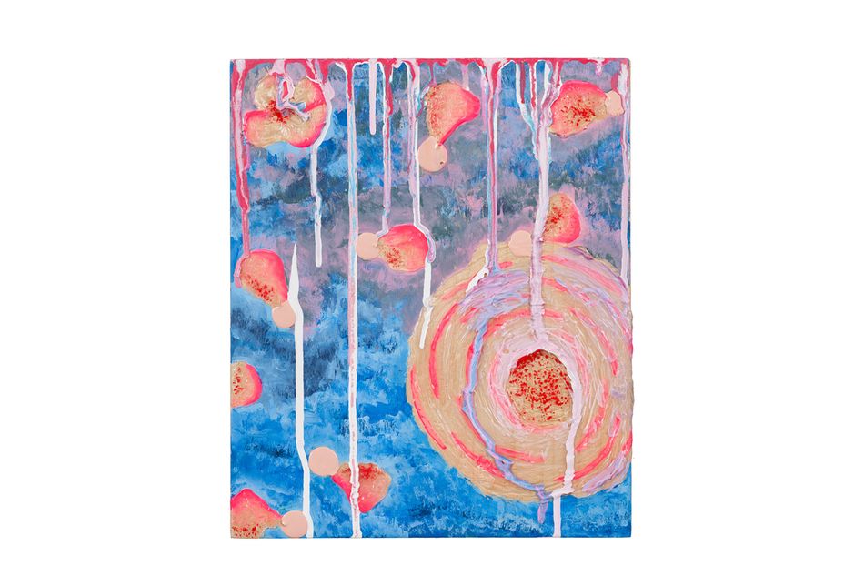 acrylic on birch 12 x 10 in. Matter - study 2