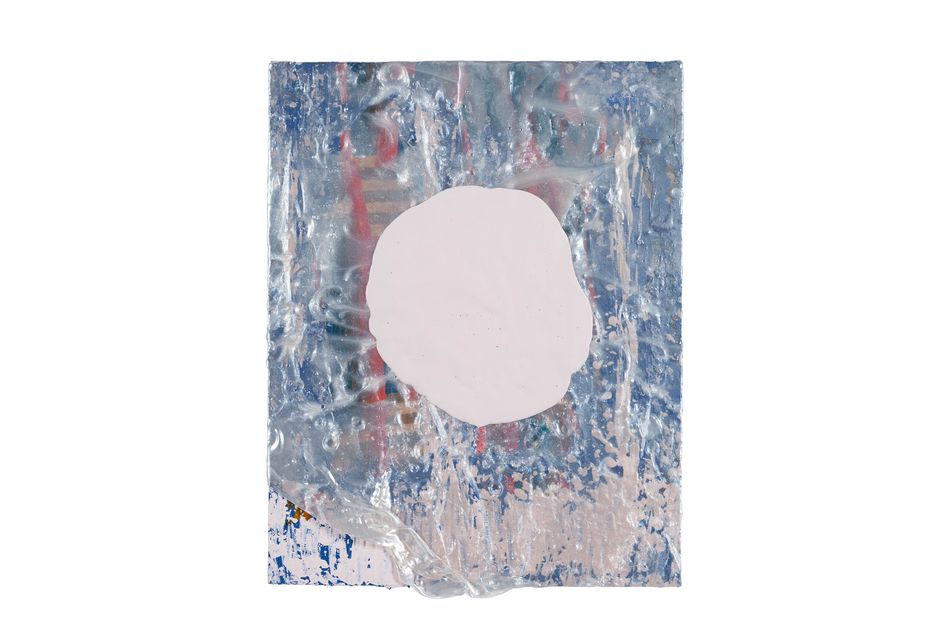 mixed media on birch wood panel 14.5 x 11 in. Lucent Matter 5.18.1