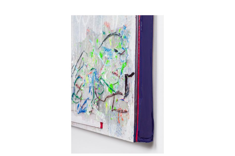 mixed media on birch wood panel 18 x 24.5 in. (detail) Chromatic Spectra 3.19.3 - detail.jpg