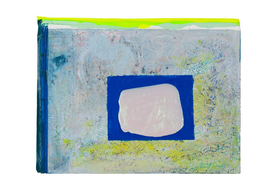 mixed media on birch wood panel 10 x 13 in. Chromatic Nascence 3.19.1