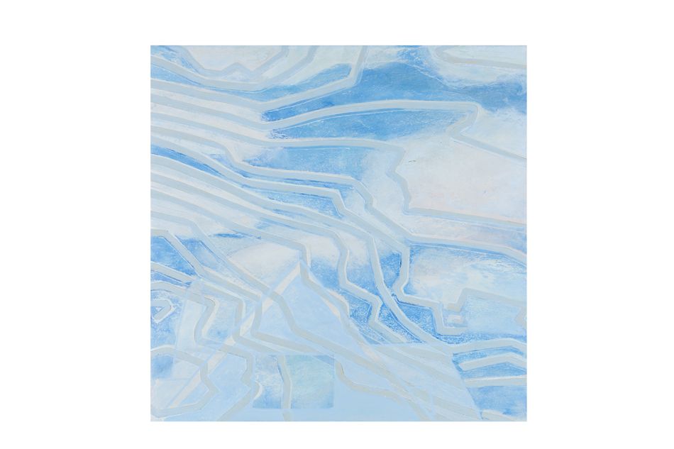 acrylic on birch 12 x 12 in. Cloudscape 10.15.6