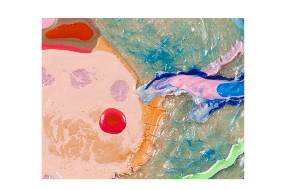 acrylic on birch 12 x 12 in. (detail) Matter -study 3 - detail