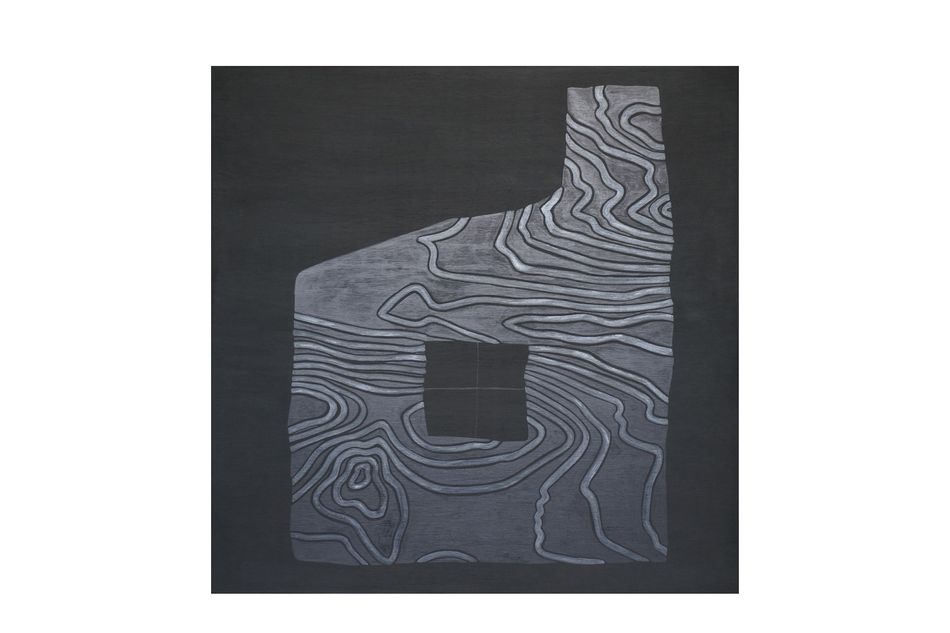 acrylic on birch panel 20 x 20 in. Home 5.15.2